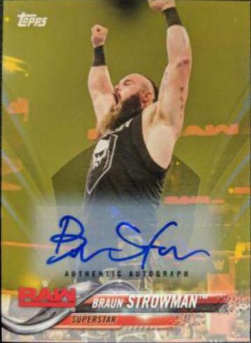 Braun Strowman [Gold Autograph] #113