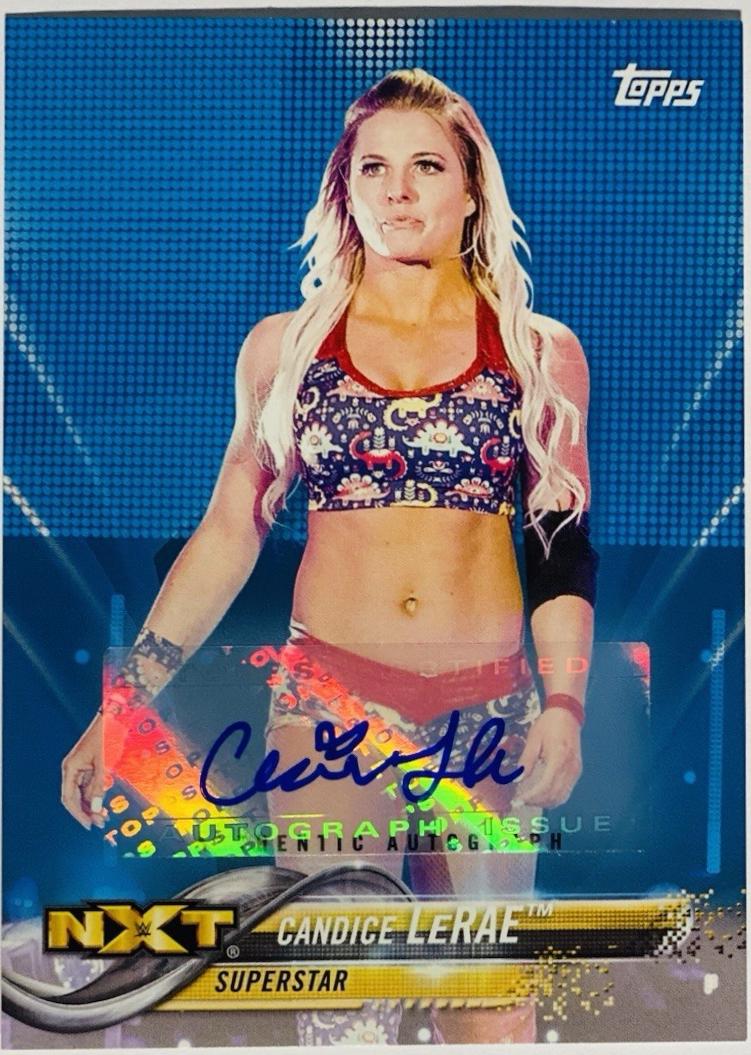 Candice LeRae [Blue Autograph] #115