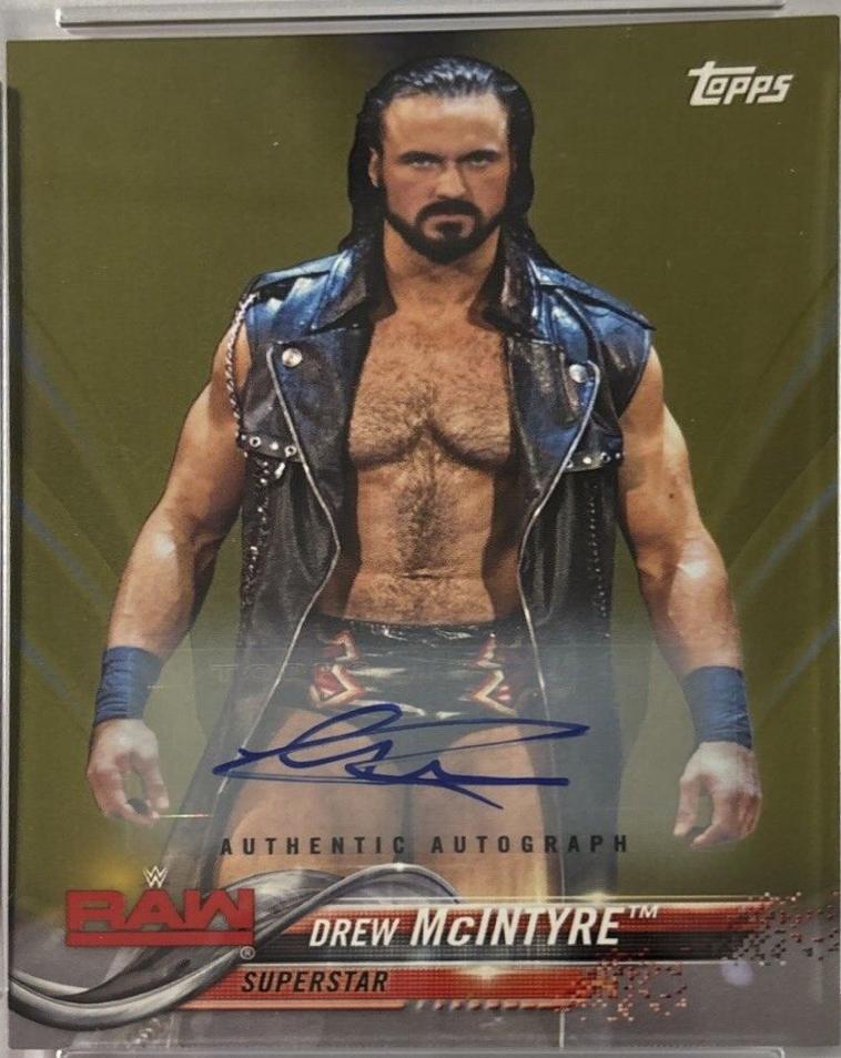 Drew McIntyre [Gold Autograph] #125