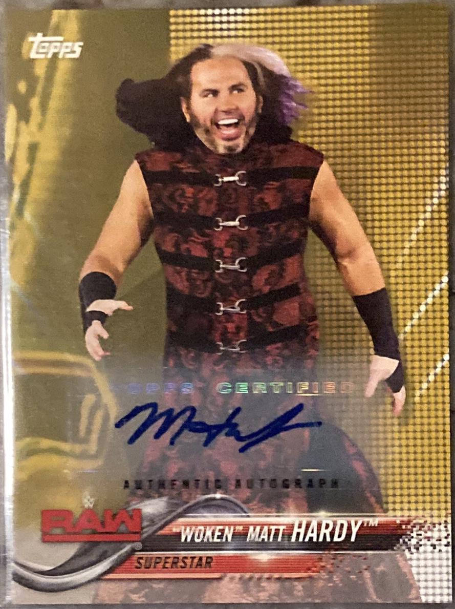Matt Hardy [Gold Autograph] #151