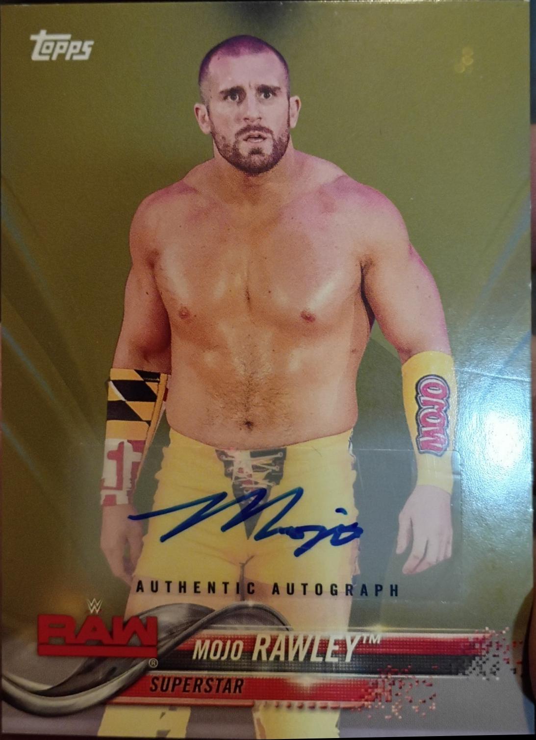 Mojo Rawley [Gold Autograph] #152