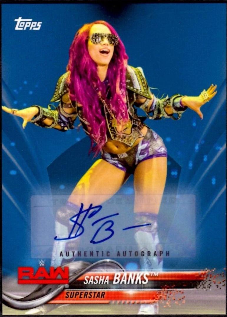 Sasha Banks [Blue Autograph] #171