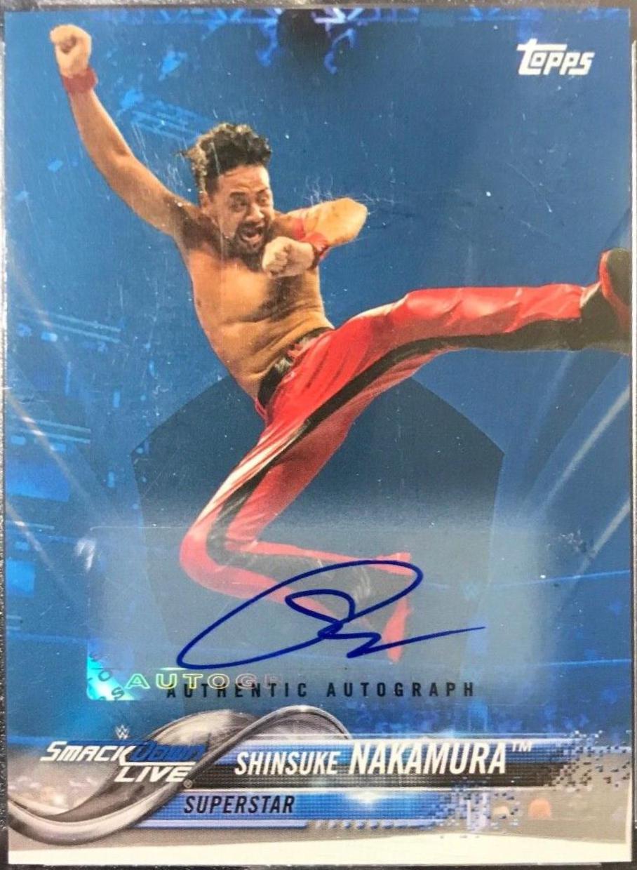 Shinsuke Nakamura [Blue Autograph] #178