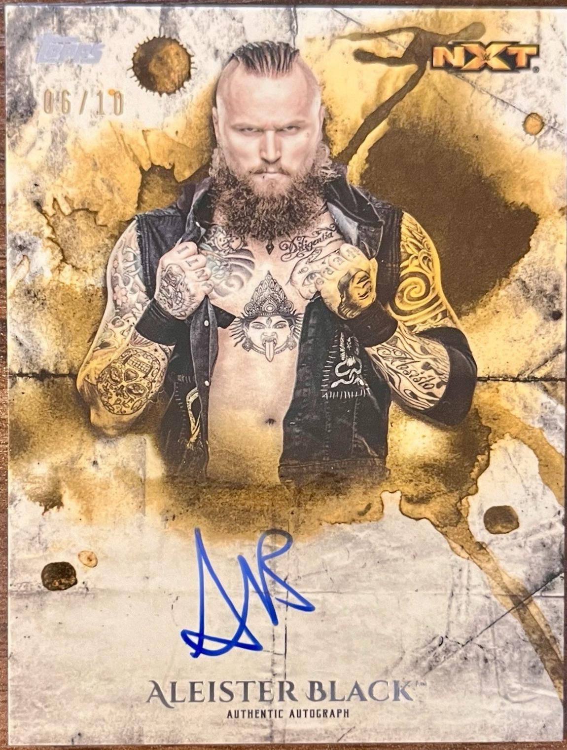 Aleister Black [Gold] #UA-ABL