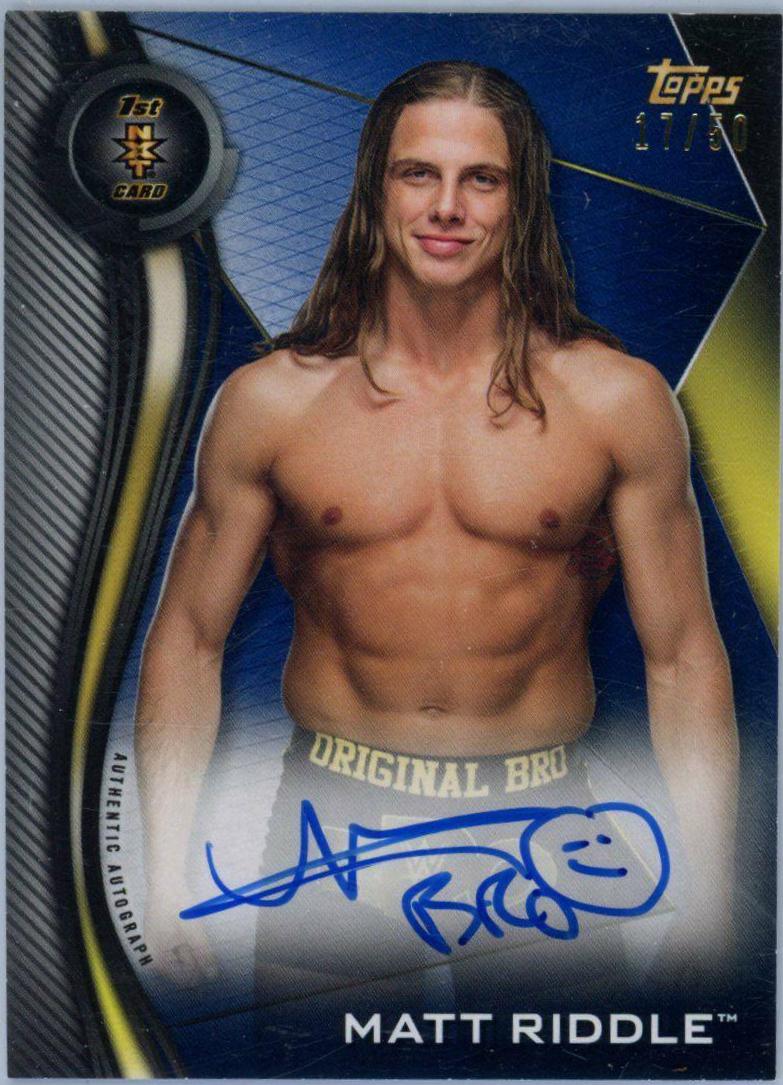 Matt Riddle [Blue] #A-BRO