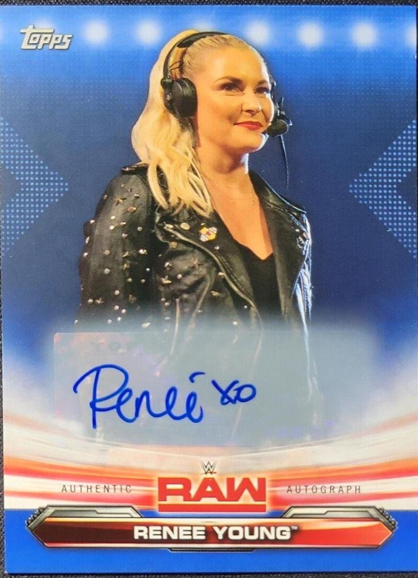 Renee Young [Autograph Blue] #57