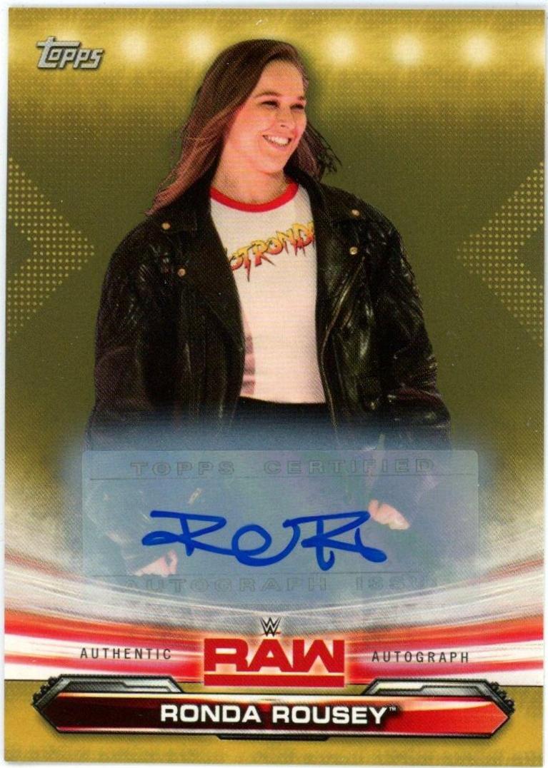 Ronda Rousey [Autograph Gold] #61
