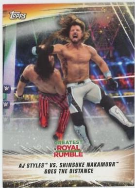 AJ Styles vs. Shinsuke Nakamura Goes the Distance [Silver] #59