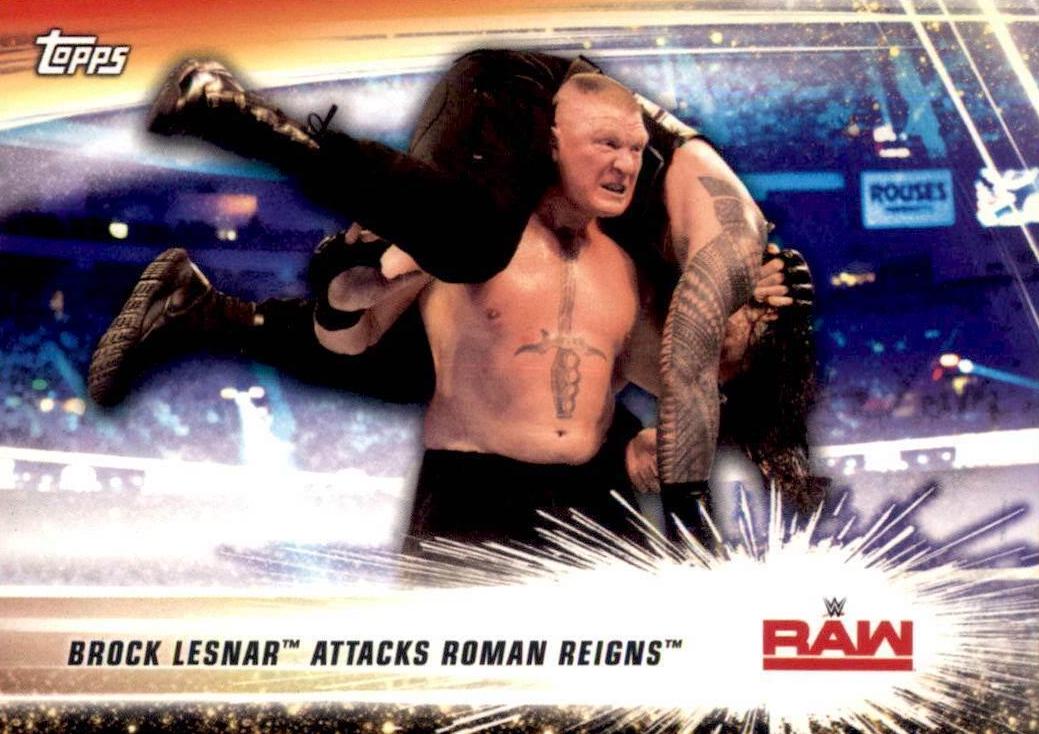 Brock Lesnar Attacks Roman Reigns #91