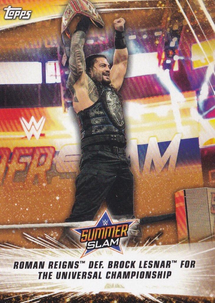 Roman Reigns def. Brock Lesnar for the Universal Championship [Bronze] #100
