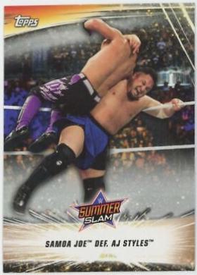 Samoa Joe def. AJ Styles [Silver] #96