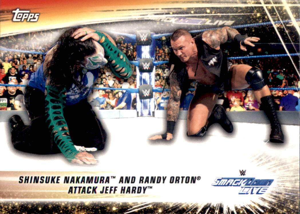 Shinsuke Nakamura and Randy Orton Attack Jeff Hardy #89