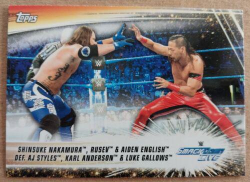 Shinsuke Nakamura, Rusev & Aiden English def. AJ Styles, Karl Anderson & Luke Gallows #53