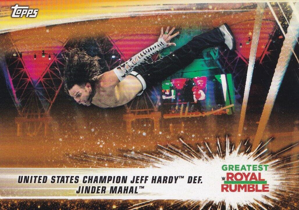 United States Champion Jeff Hardy def. Jinder Mahal [Bronze] #56