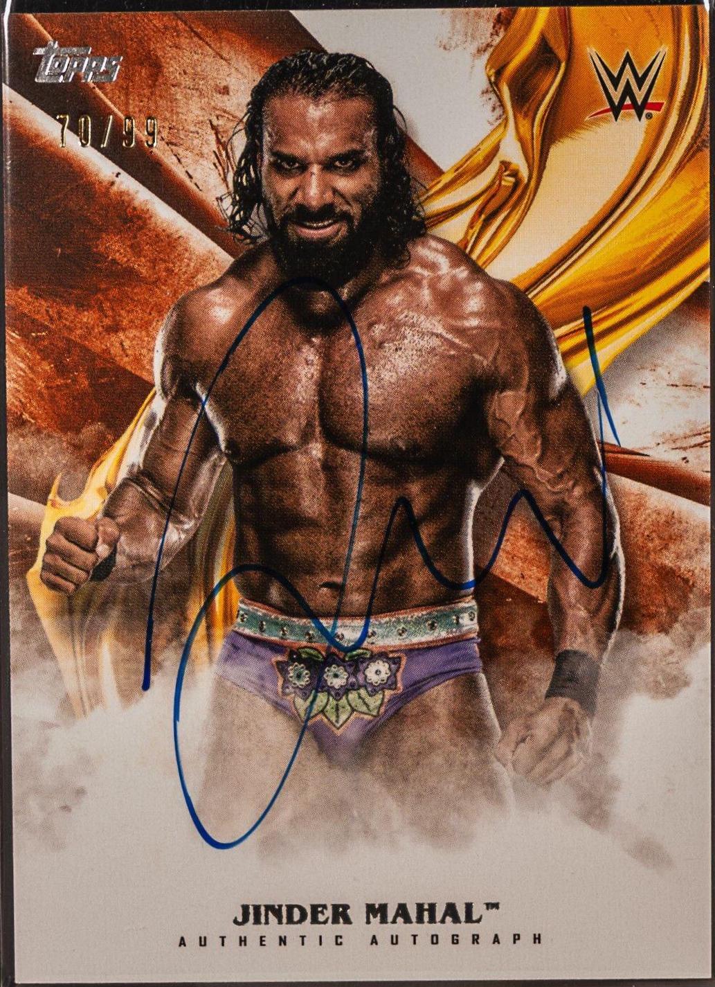 Jinder Mahal [Orange] #A-JM
