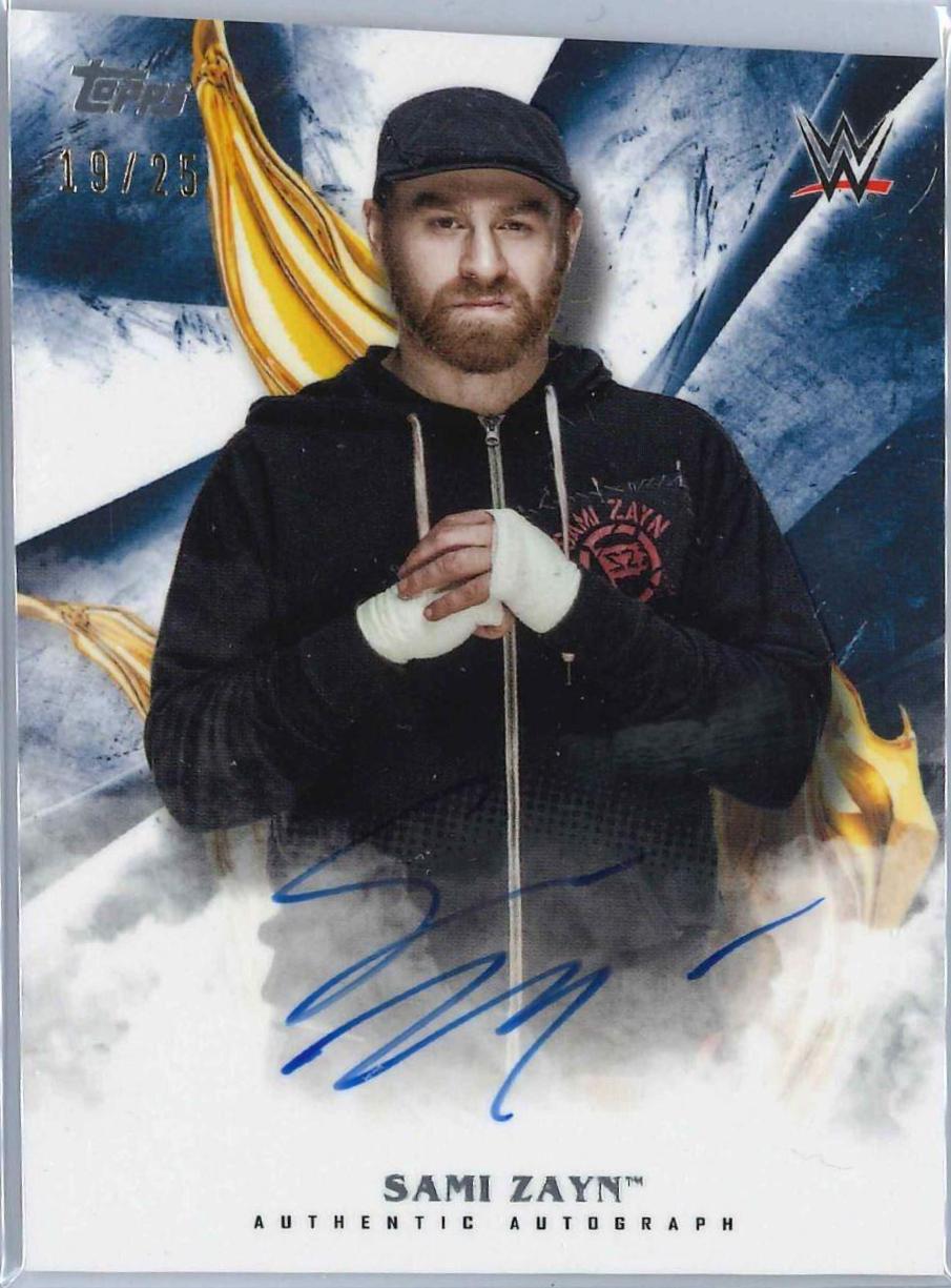 Sami Zayn [Blue] #A-SZ