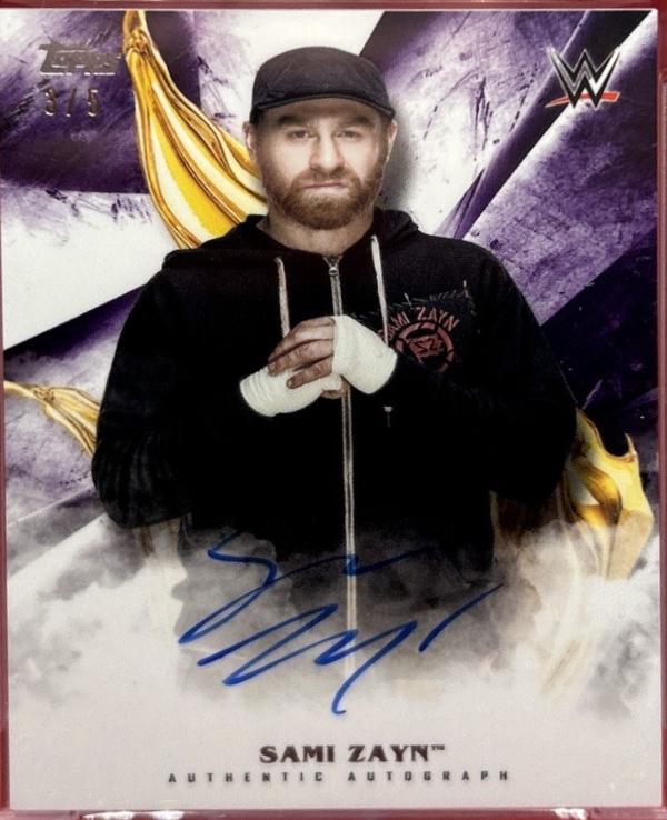 Sami Zayn [Purple] #A-SZ