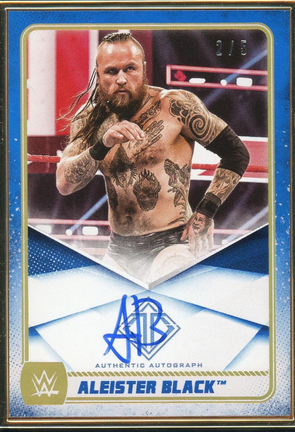 Aleister Black [Blue] #A-AB