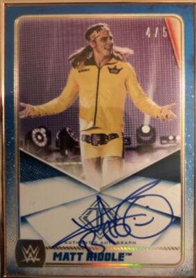 Matt Riddle [Blue] #A-MR