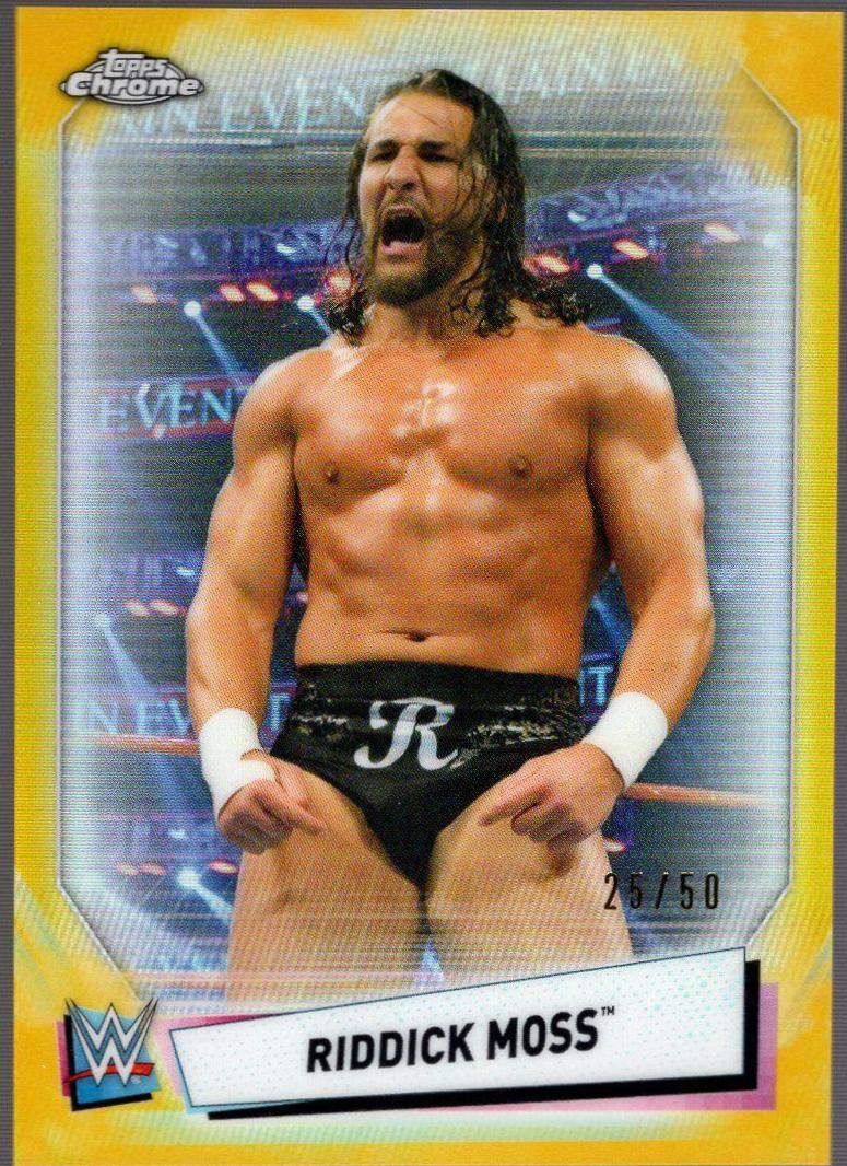 Riddick Moss [Gold Refractor] #38