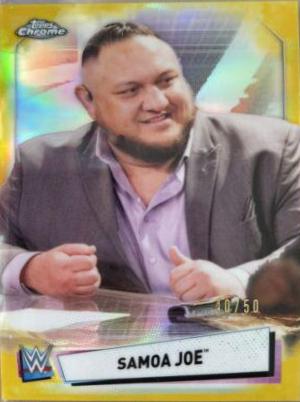 Samoa Joe [Gold Refractor] #39