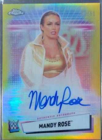 Mandy Rose [Gold Refractor] #A-MR