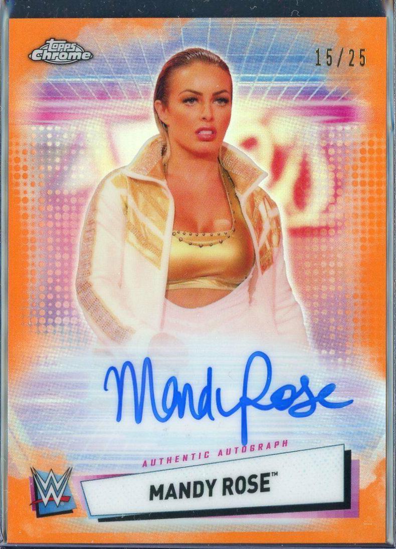Mandy Rose [Orange Refractor] #A-MR