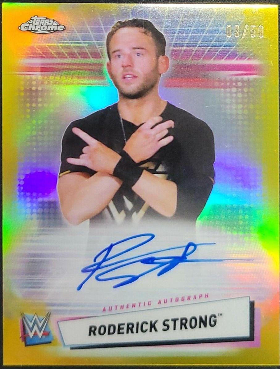 Roderick Strong [Gold Refractor] #A-ST