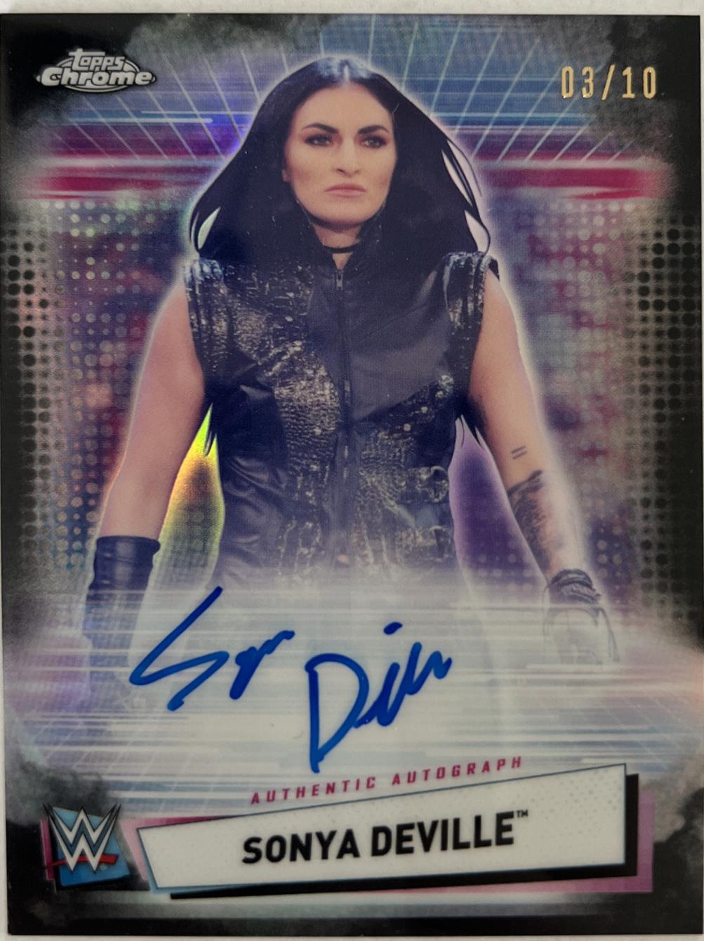 Sonya Deville [Black Refractor] #A-SD