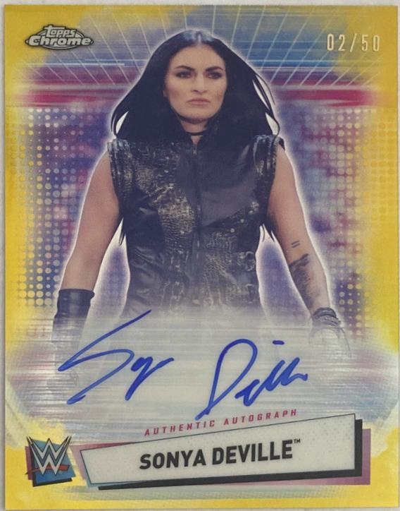Sonya Deville [Gold Refractor] #A-SD
