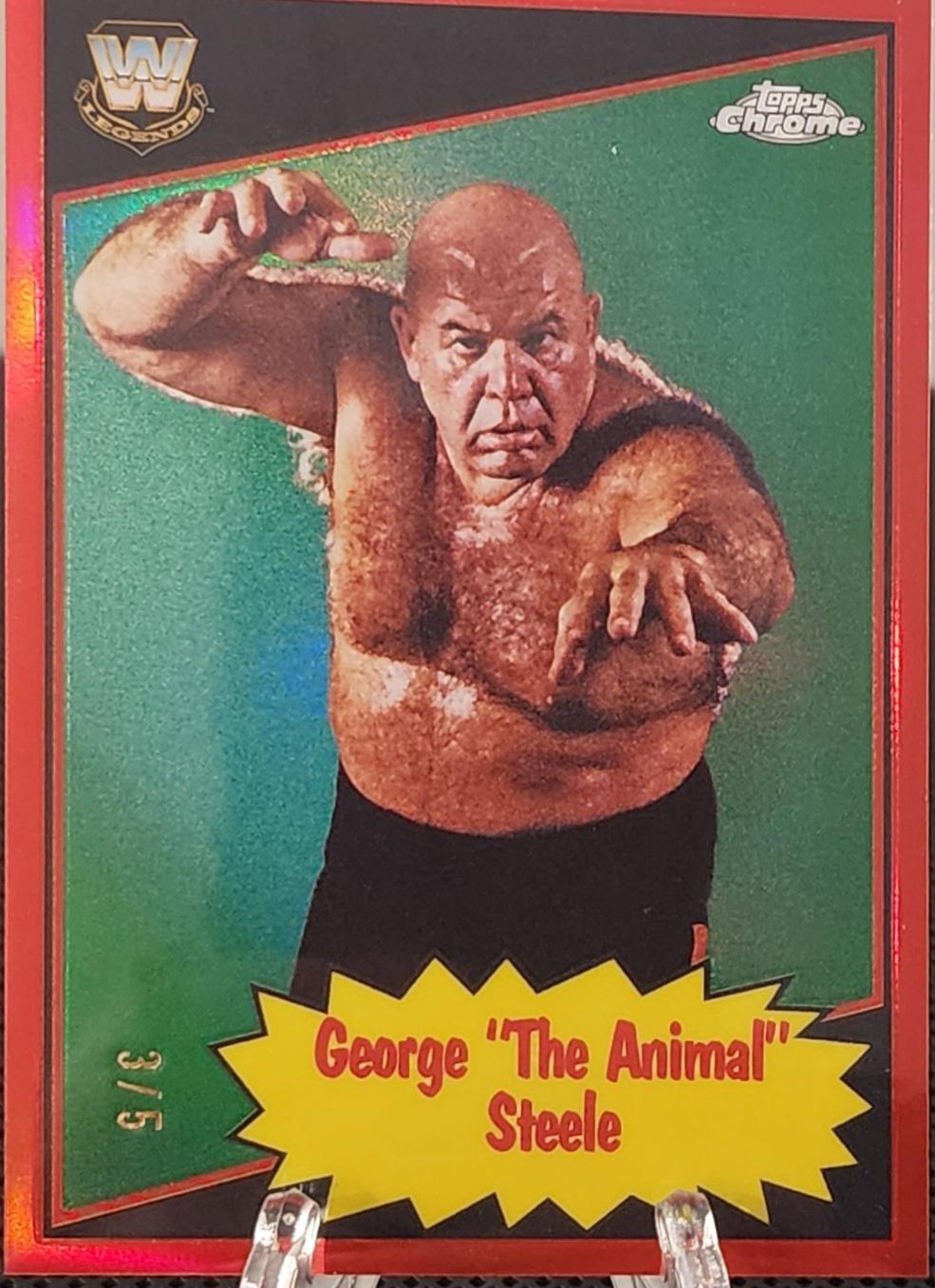 George The Animal Steele [Red Refractor] #85TL-GS