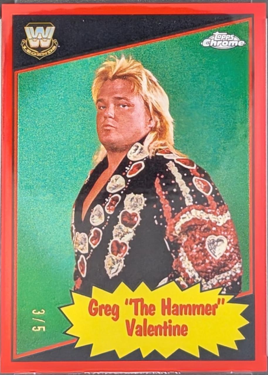 Greg The Hammer Valentine [Red Refractor] #85TL-GV