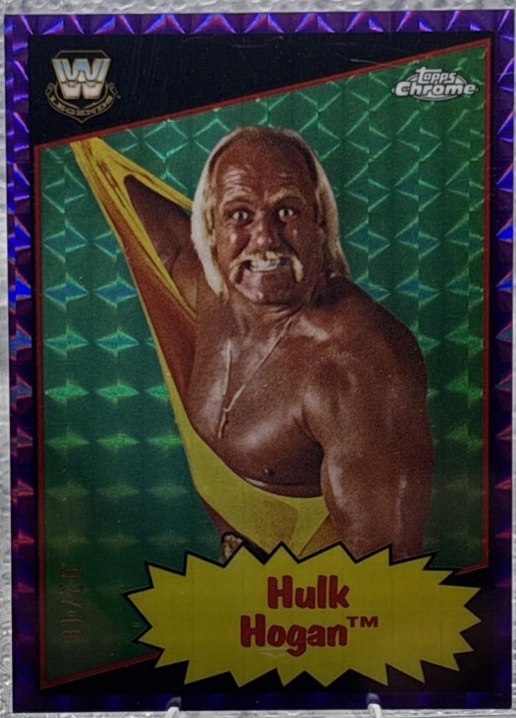 Hulk Hogan [Purple Geometric Refractor] #85TL-HH