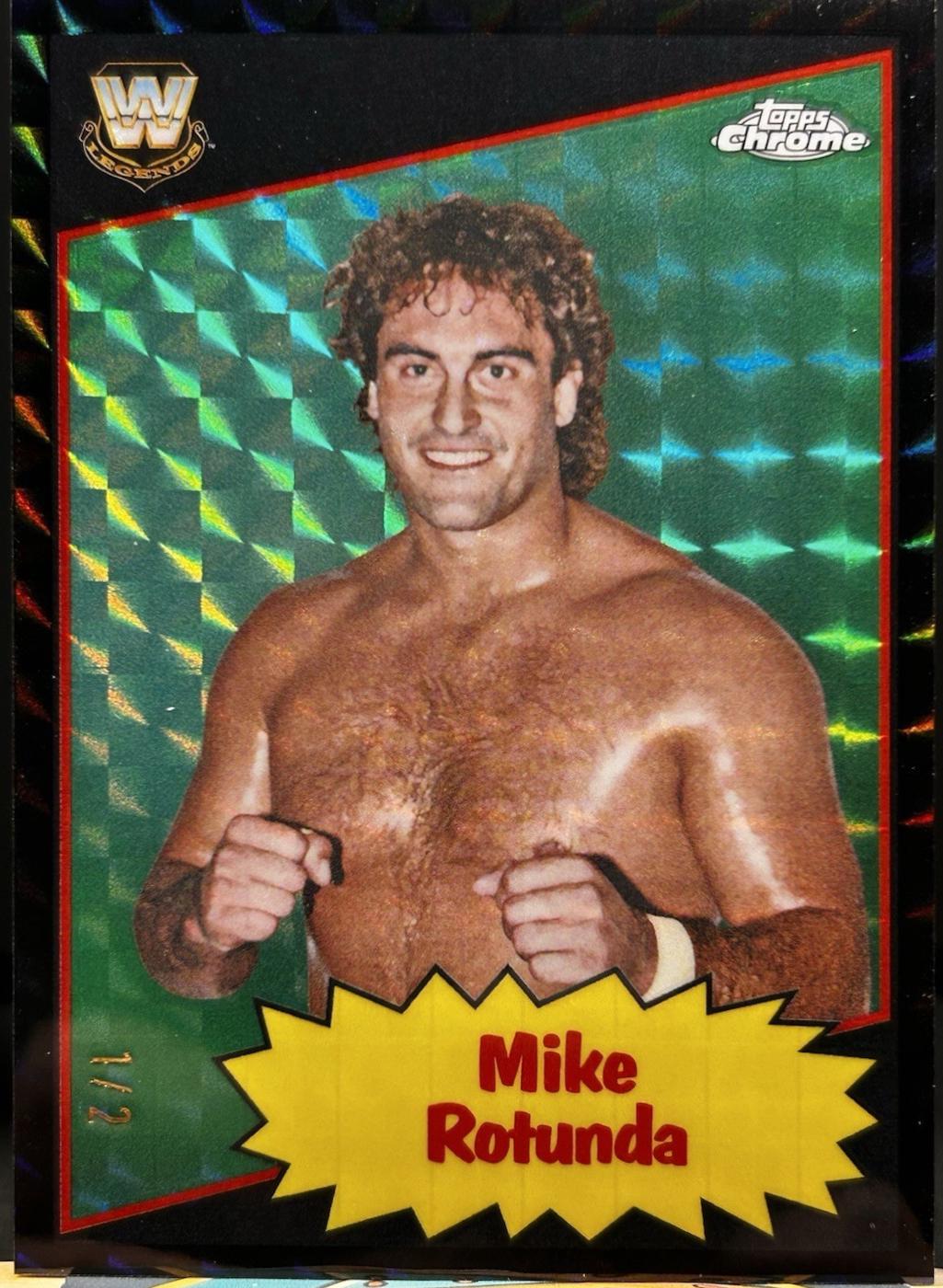 Mike Rotunda [Black Geometric Refractor] #85TL-MR