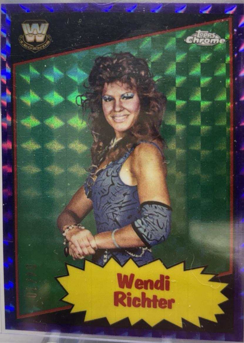 Wendi Richter [Purple Geometric Refractor] #85TL-WR