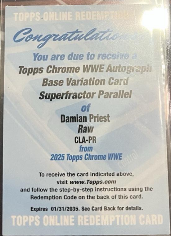Damian Priest [Superfractor] #CLA-PR