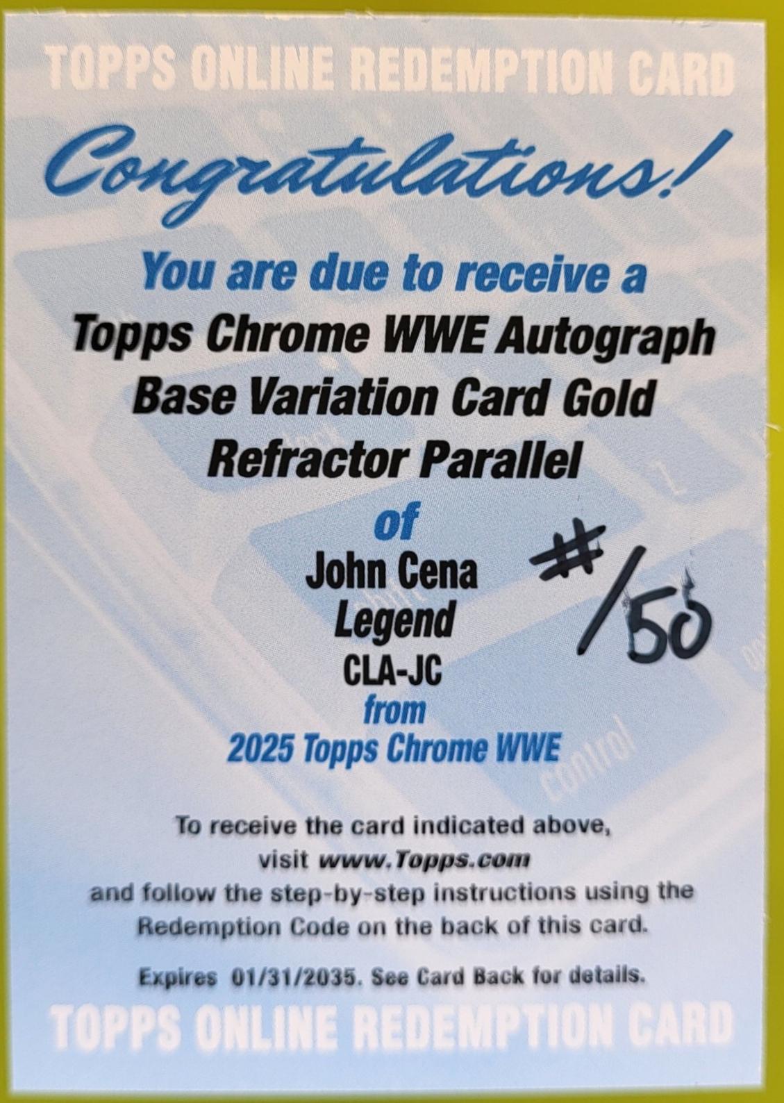 John Cena #CLA-JC