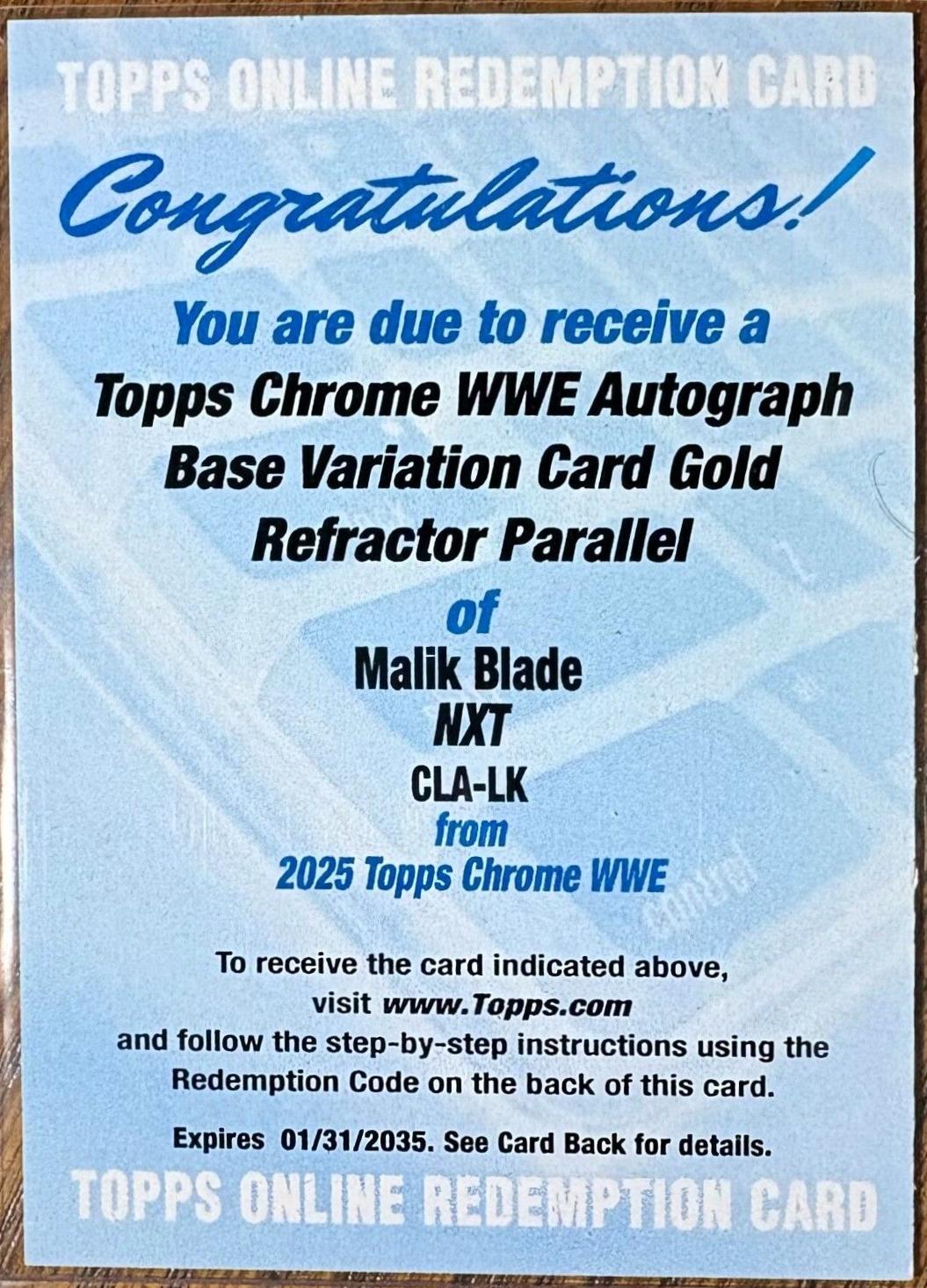 Malik Blade #CLA-LK