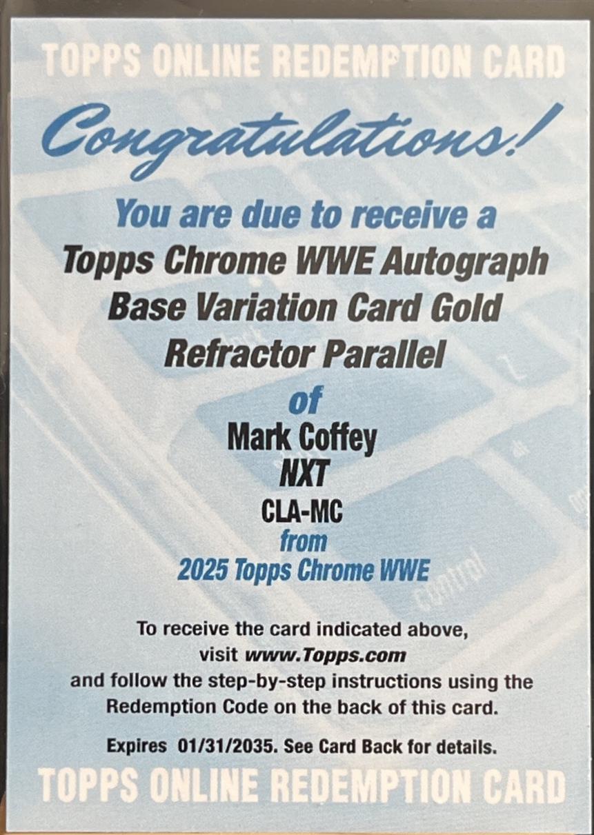 Mark Coffey #CLA-MC