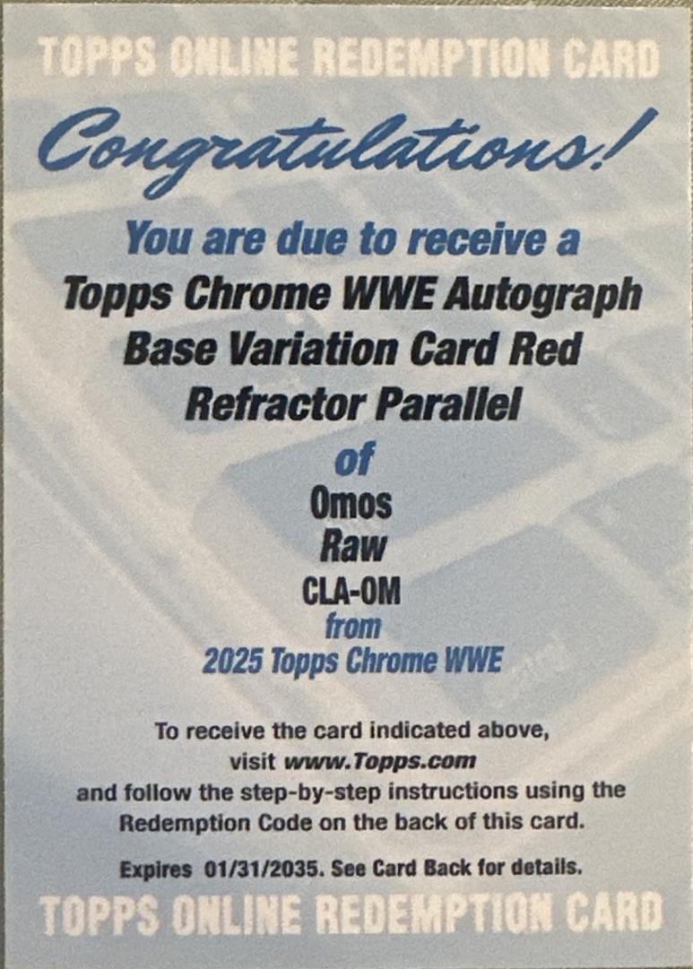 Omos [Red Refractor] #CLA-OM