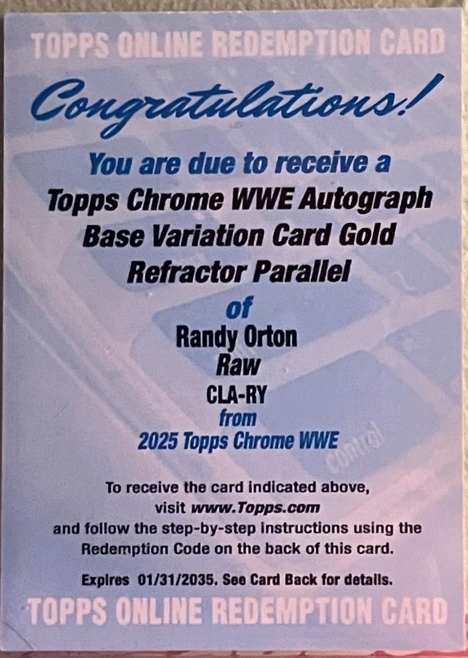 Randy Orton #CLA-RY