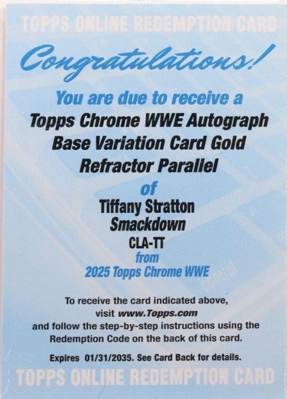 Tiffany Stratton #CLA-TT