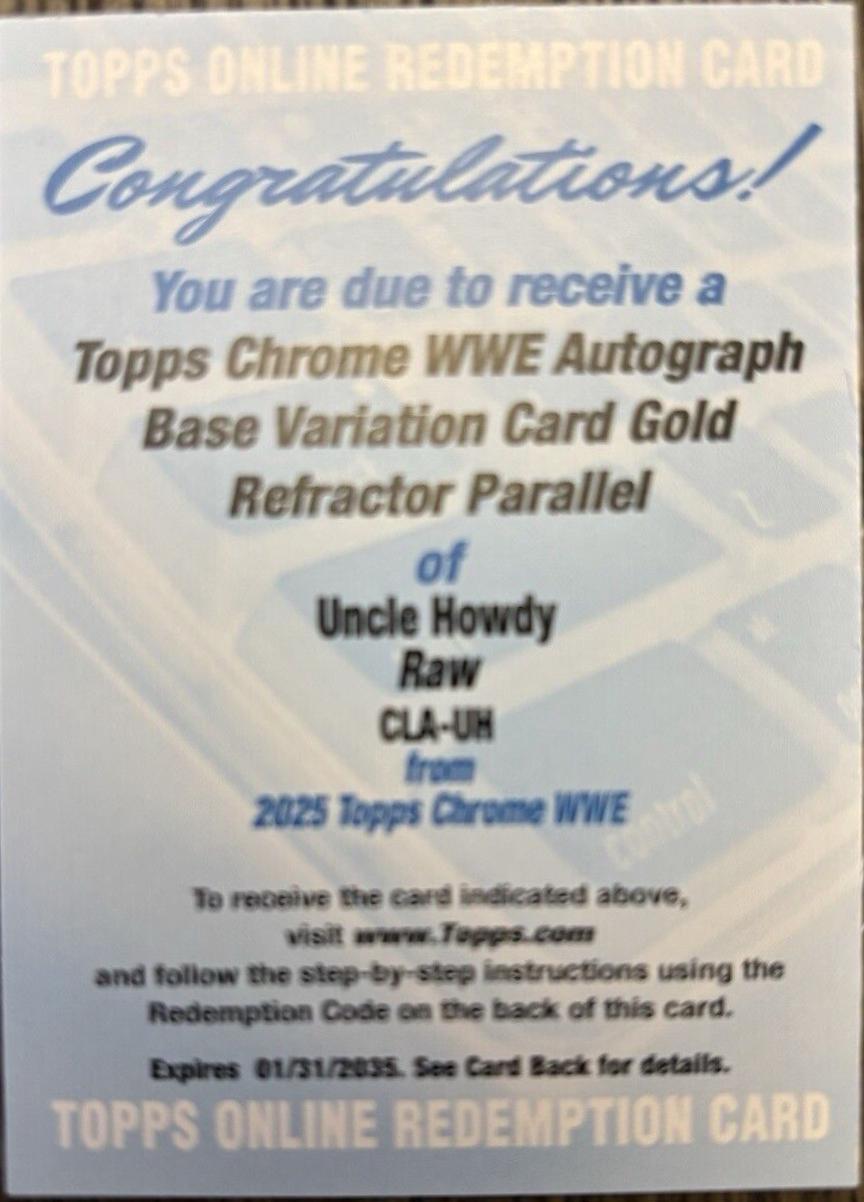 Uncle Howdy #CLA-UH