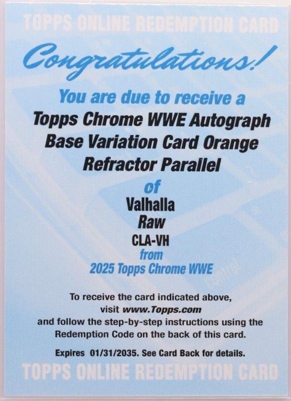 Valhalla [Orange Refractor] #CLA-VH