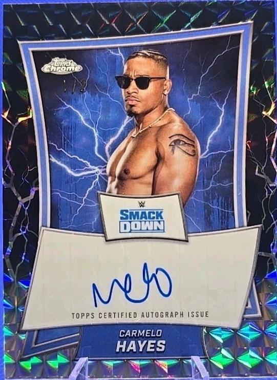 Carmelo Hayes [Black Geometric Refractor] #BBA-CAR