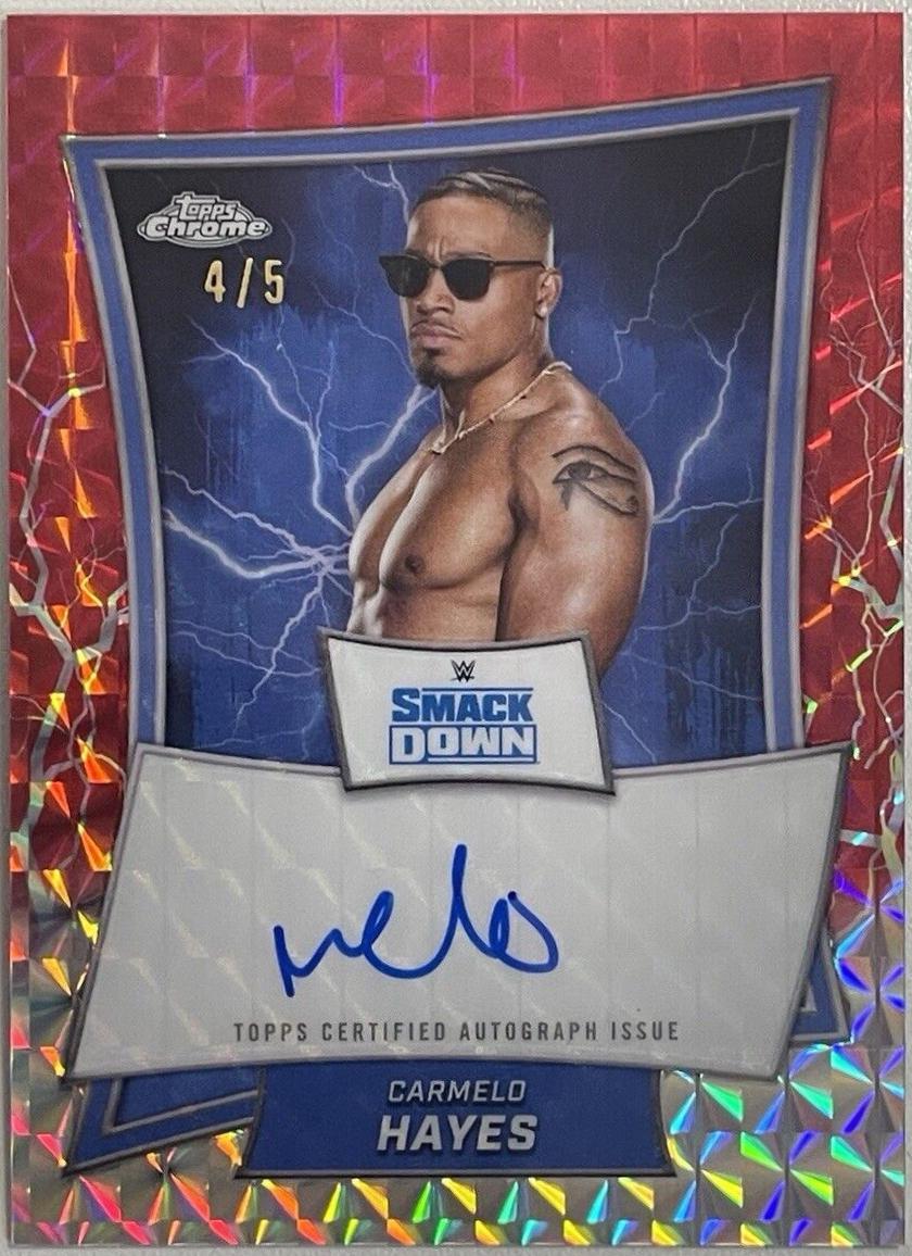 Carmelo Hayes [Red Geometric Refractor] #BBA-CAR