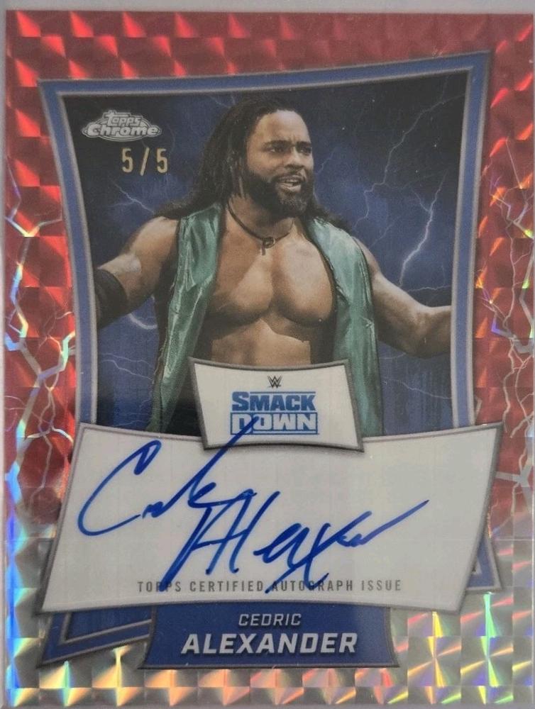 Cedric Alexander [Red Geometric Refractor] #BBA-CDC