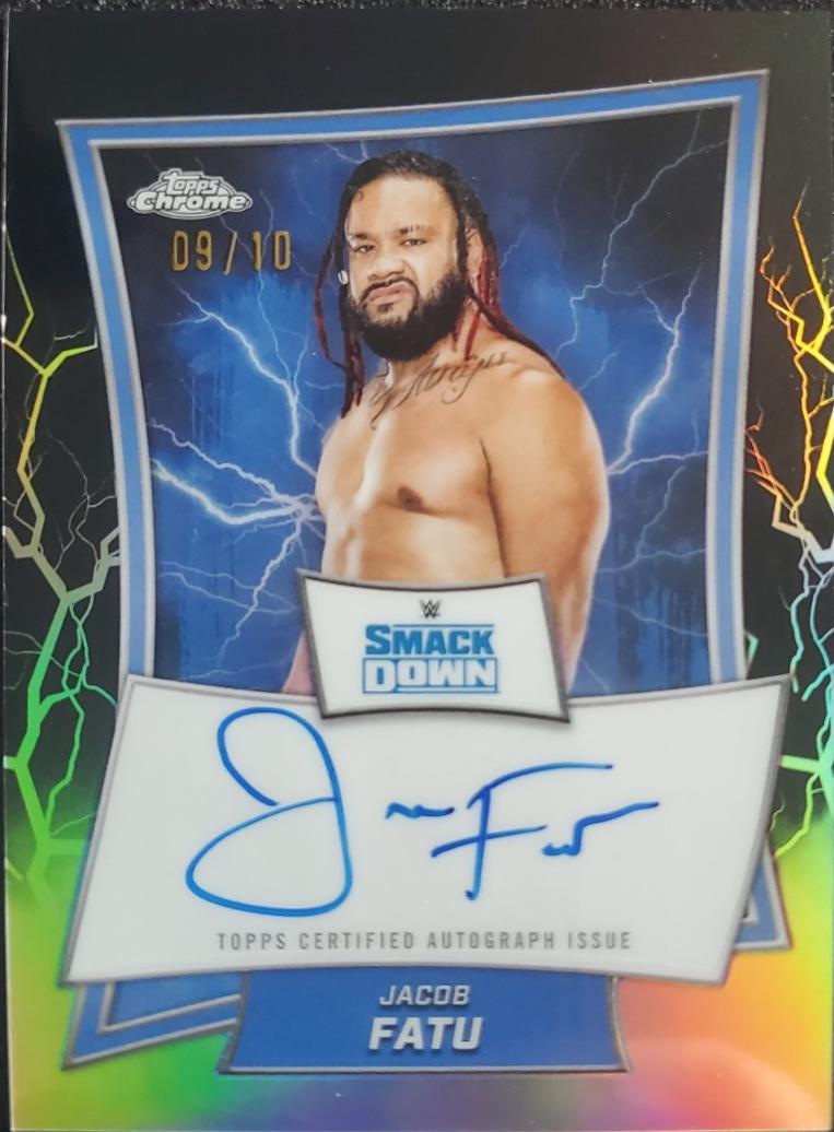 Jacob Fatu [Black Refractor] #BBA-JAC