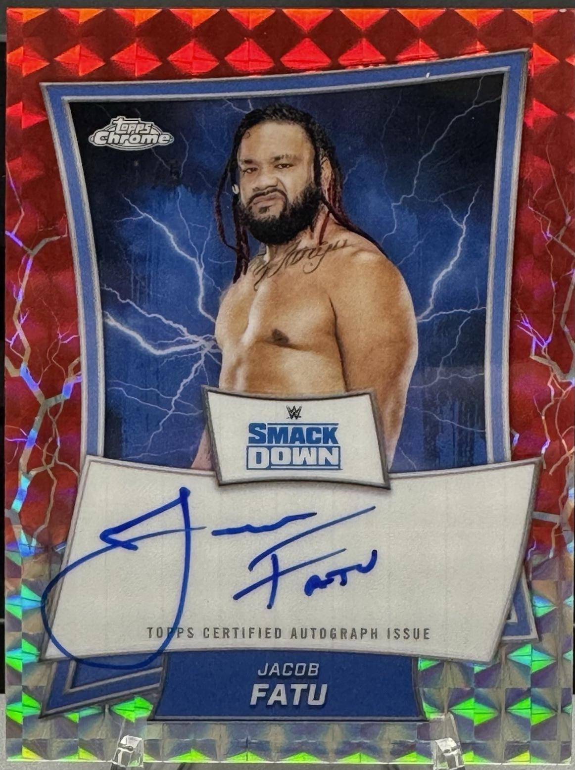 Jacob Fatu [Red Geometric Refractor] #BBA-JAC