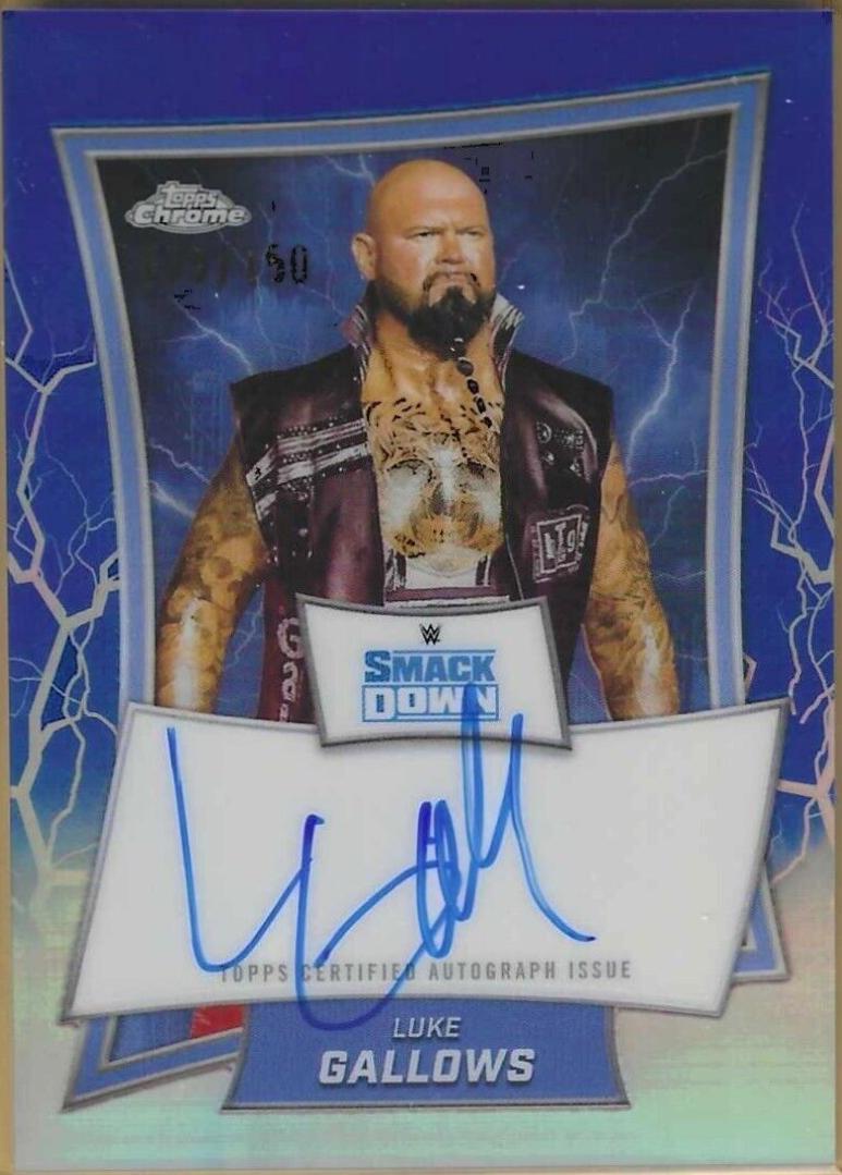 Luke Gallows [Blue Refractor] #BBA-LKE